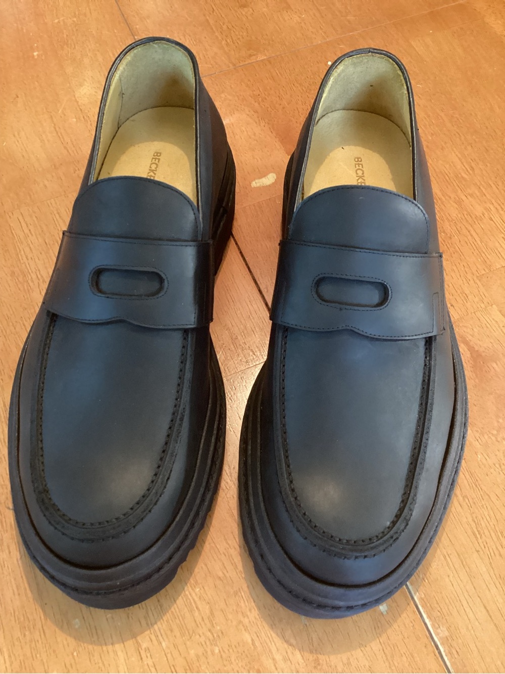 Beckett Simonon Fuentes Loafer - Men's Size 7 - Full-Grain Leather - Black